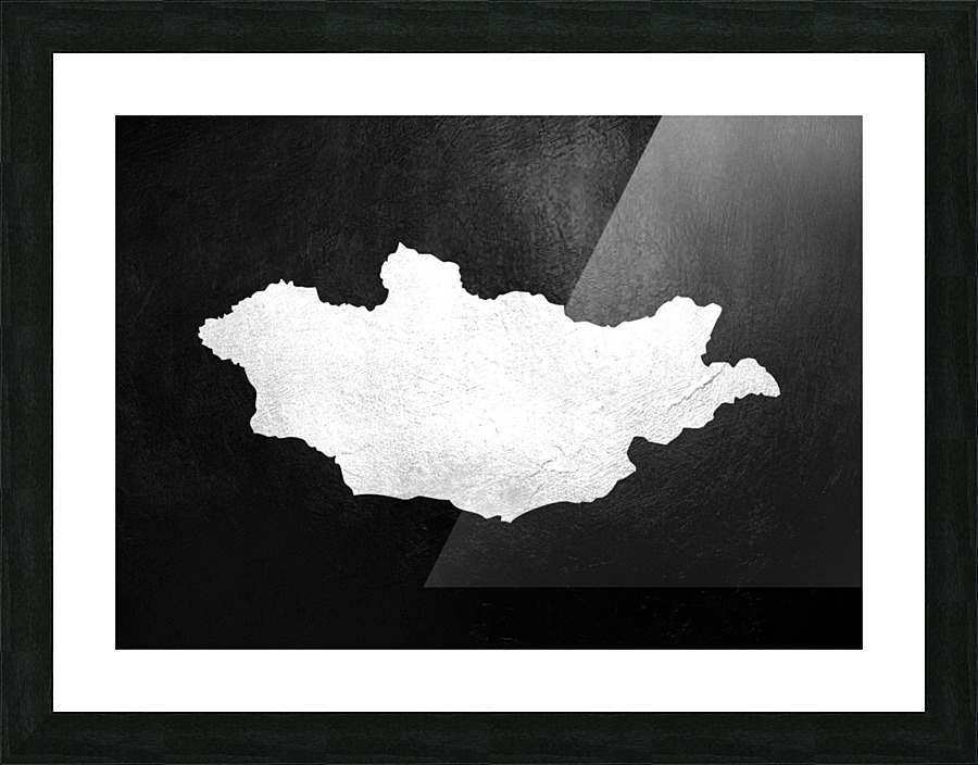 mongolia silver Picture Frame print