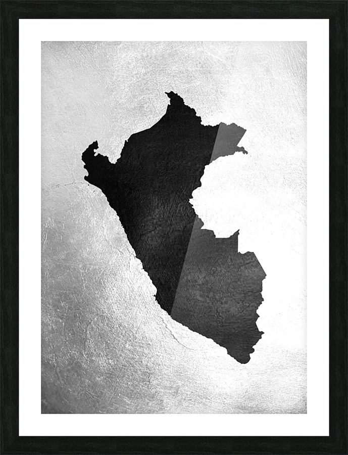 peru charcoal Picture Frame print