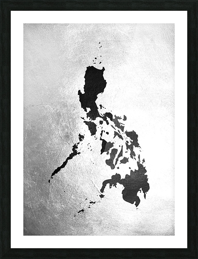 pilipinas silver 2 Picture Frame print