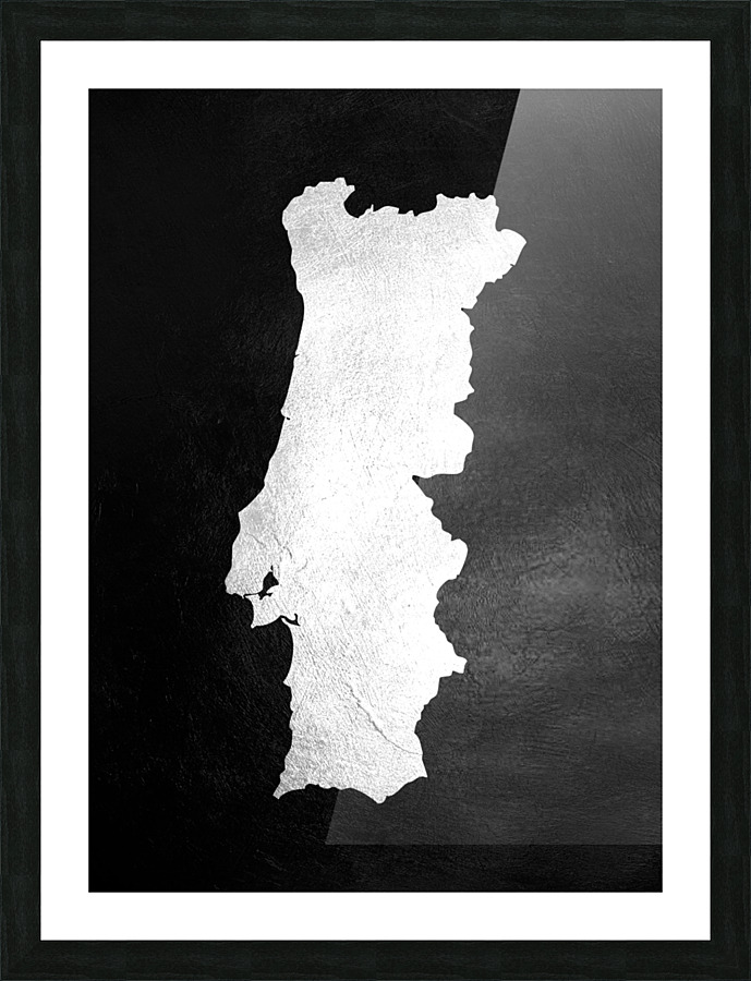 portugal silver Picture Frame print