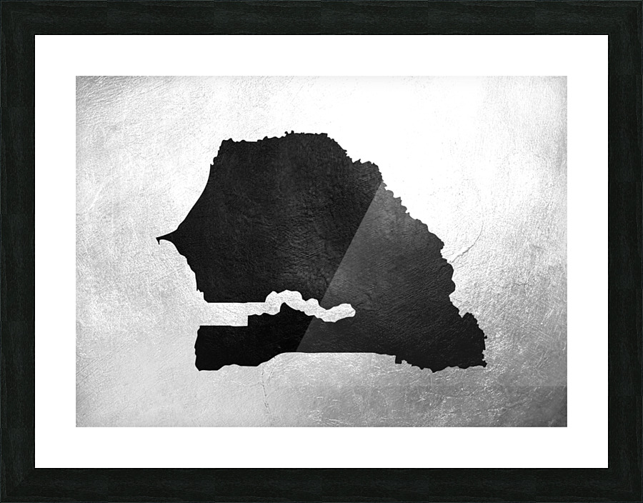 senegal charcoal Picture Frame print