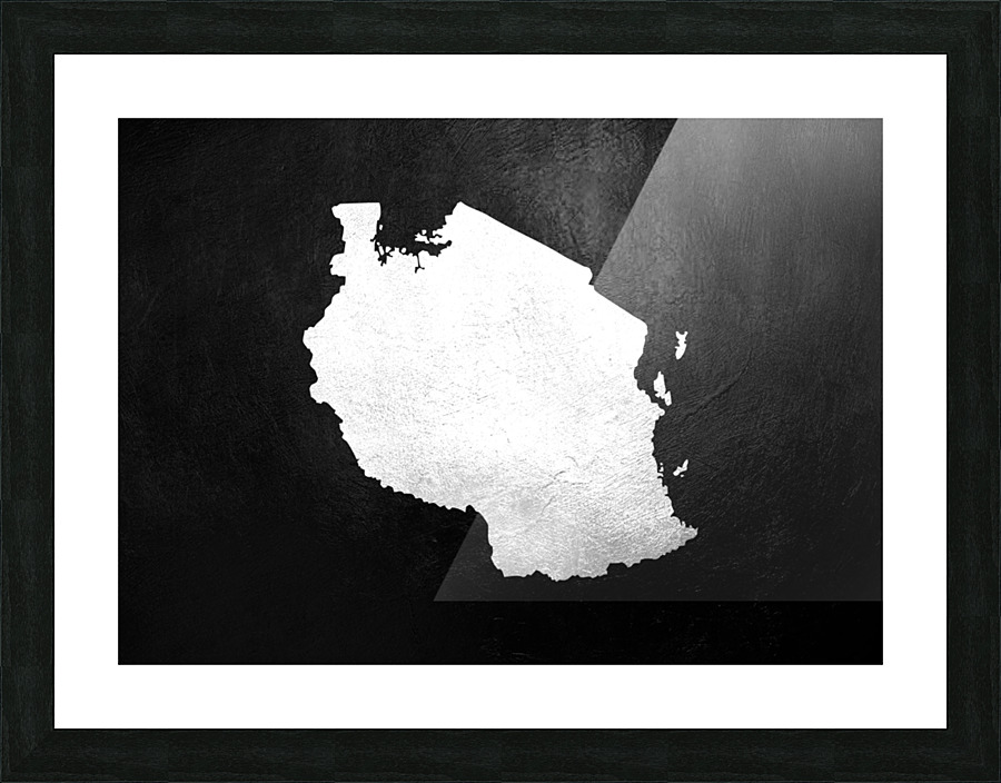 tanzania silver Picture Frame print