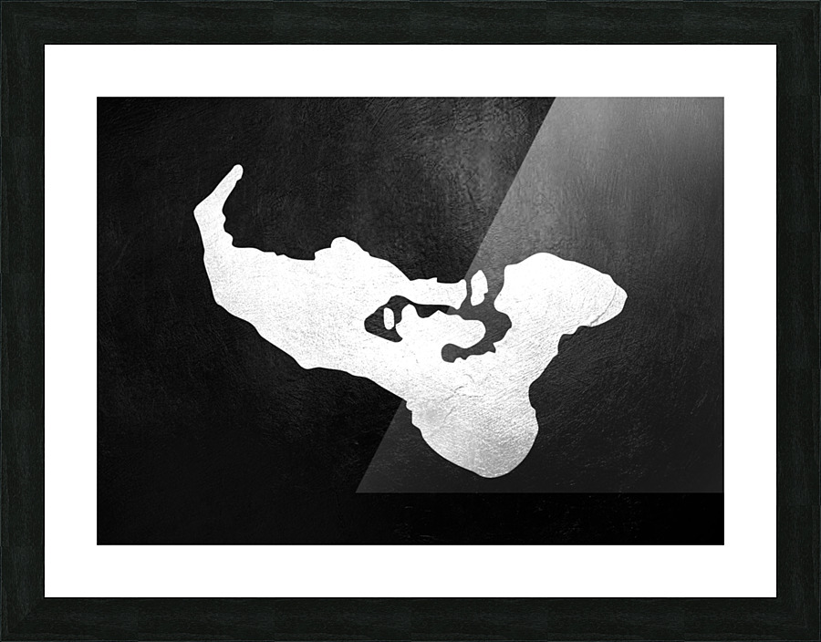tonga silver Picture Frame print