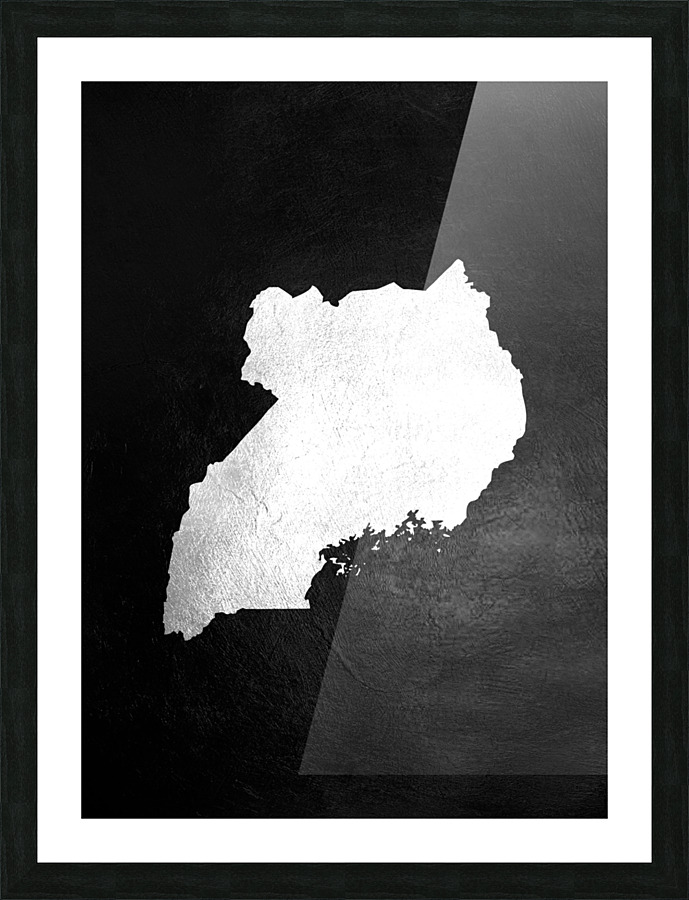 uganda silver Picture Frame print