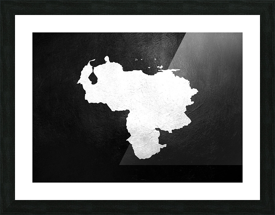 venezuela silver Picture Frame print