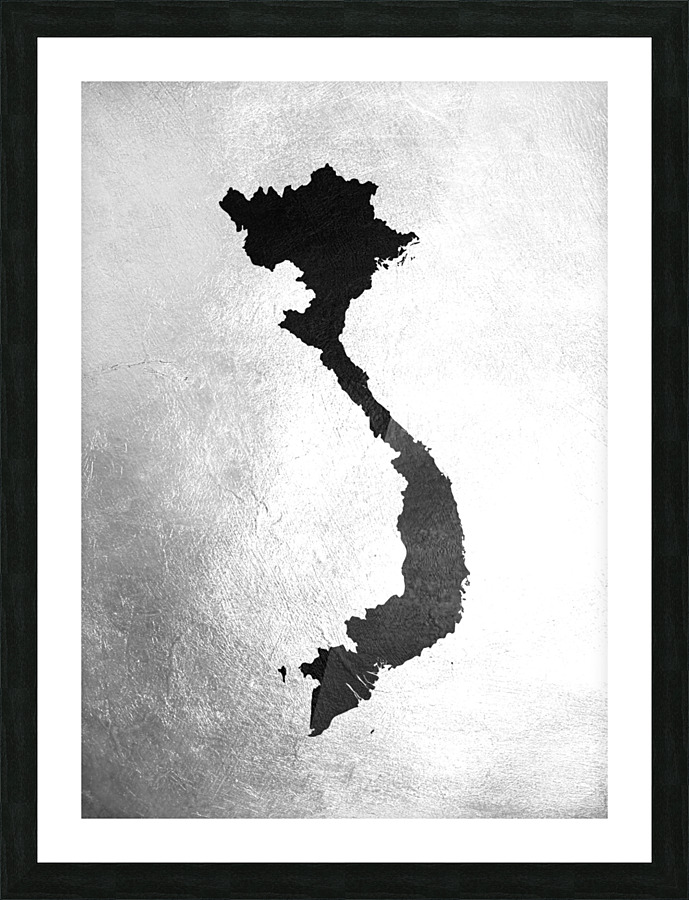 vietnam charcoal Picture Frame print