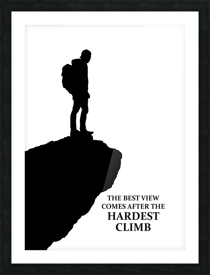 the best view white Picture Frame print