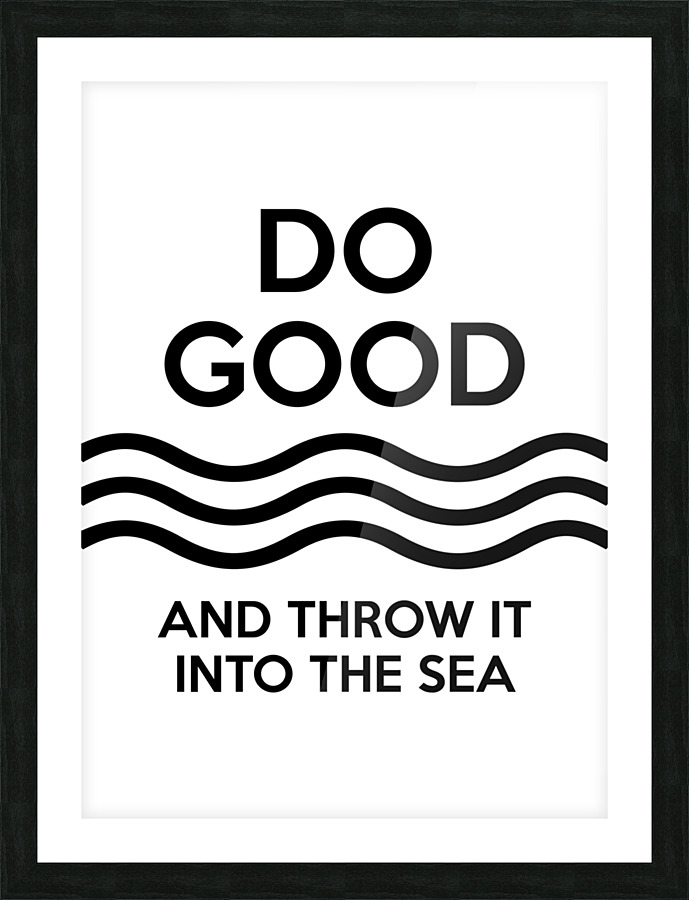 do good white Picture Frame print