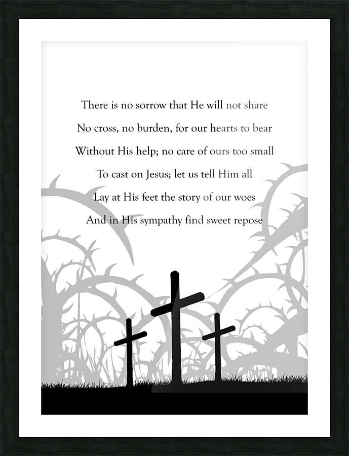sweet repose white Picture Frame print