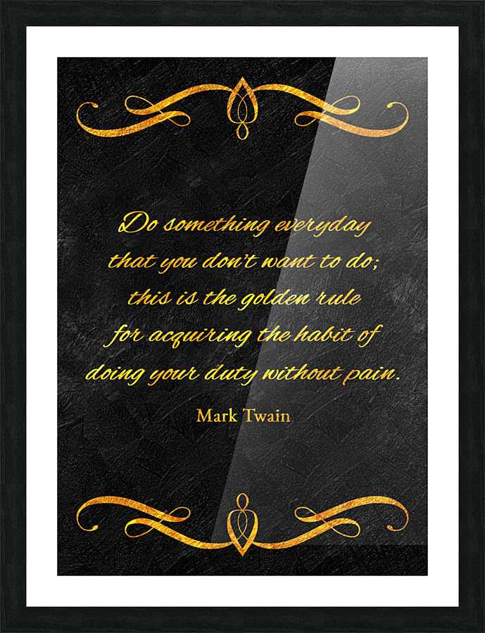 a golden rule Picture Frame print