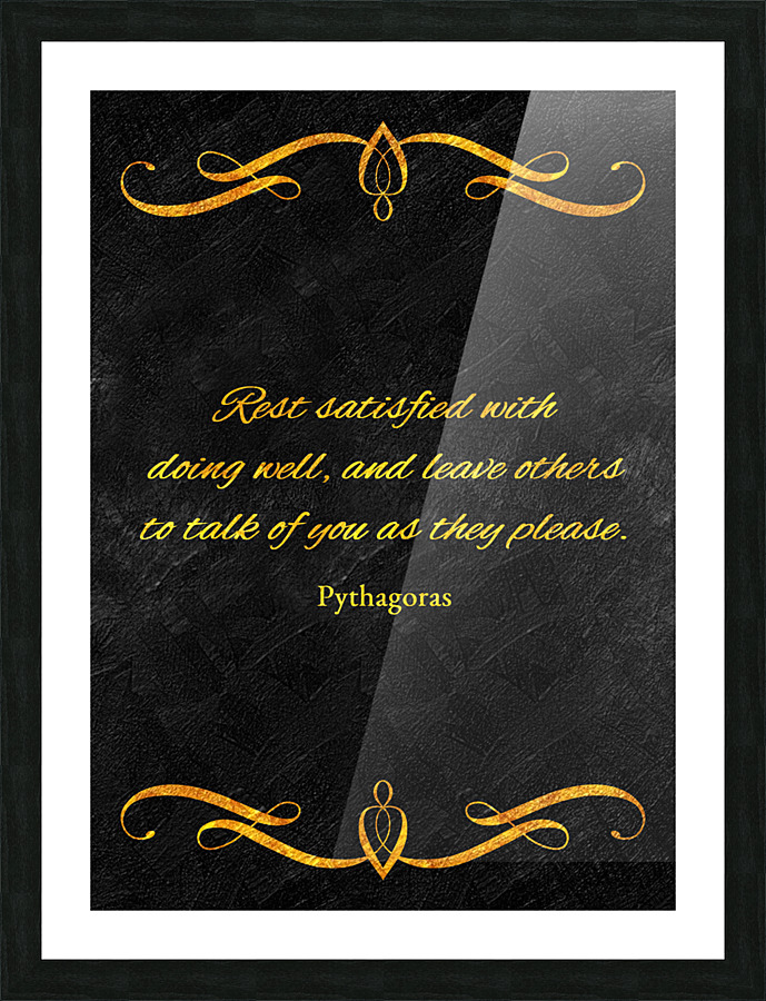 just do good Picture Frame print