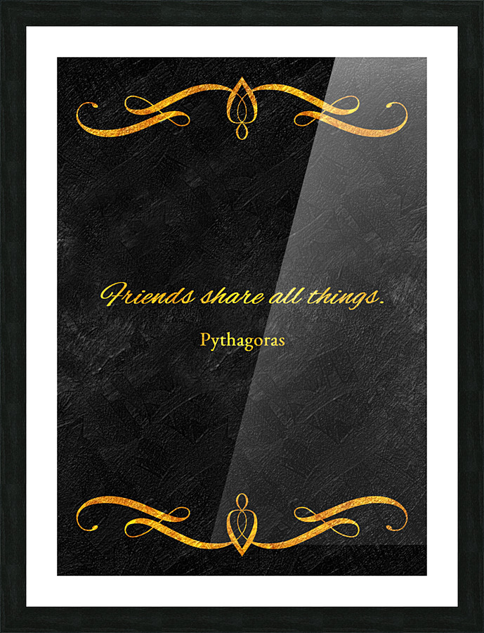 friends and things Picture Frame print