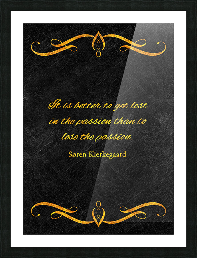 lost passion Picture Frame print