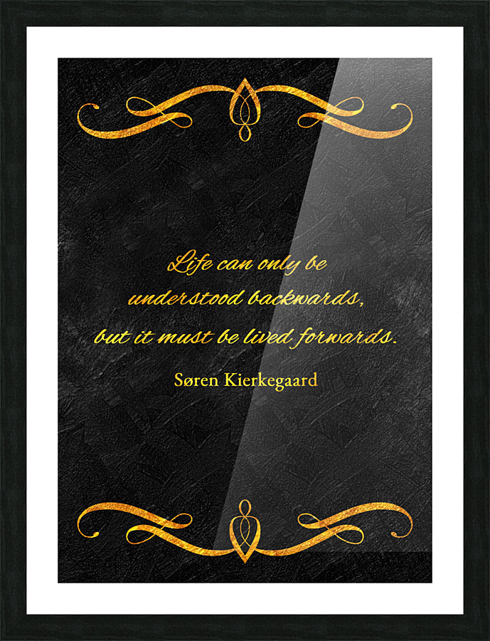 live forward Picture Frame print