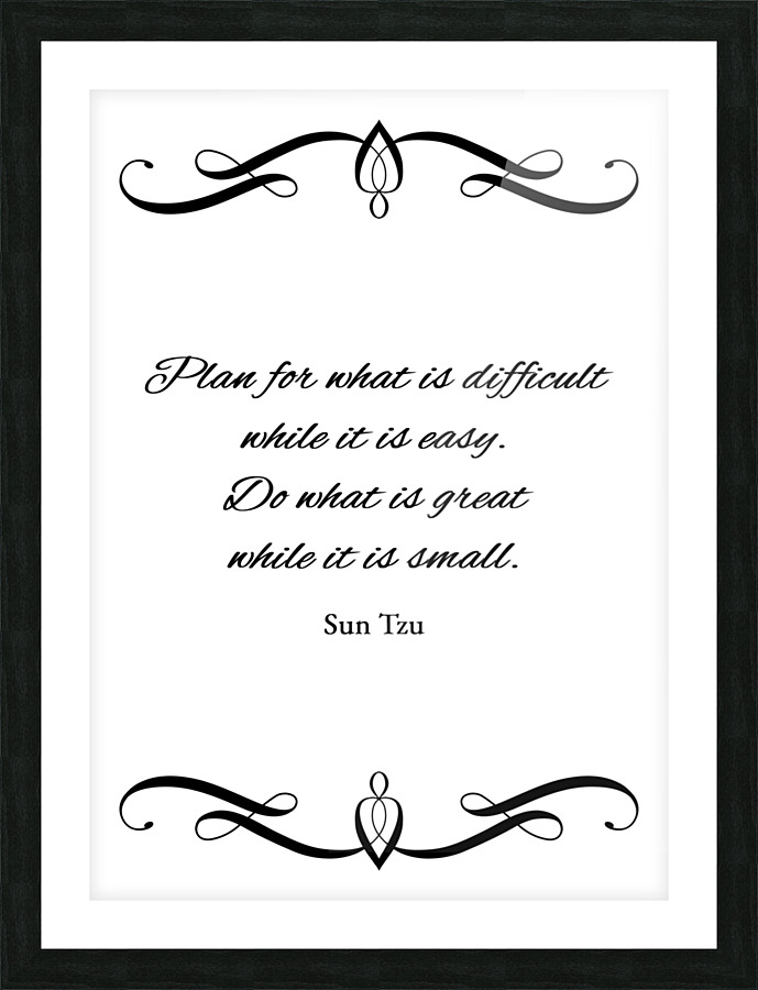 do not despise small things Picture Frame print