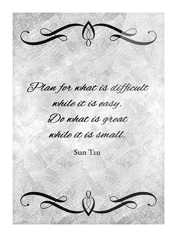 do not despise small things silver Picture Frame print