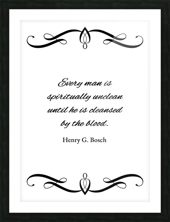 cleansing blood Picture Frame print