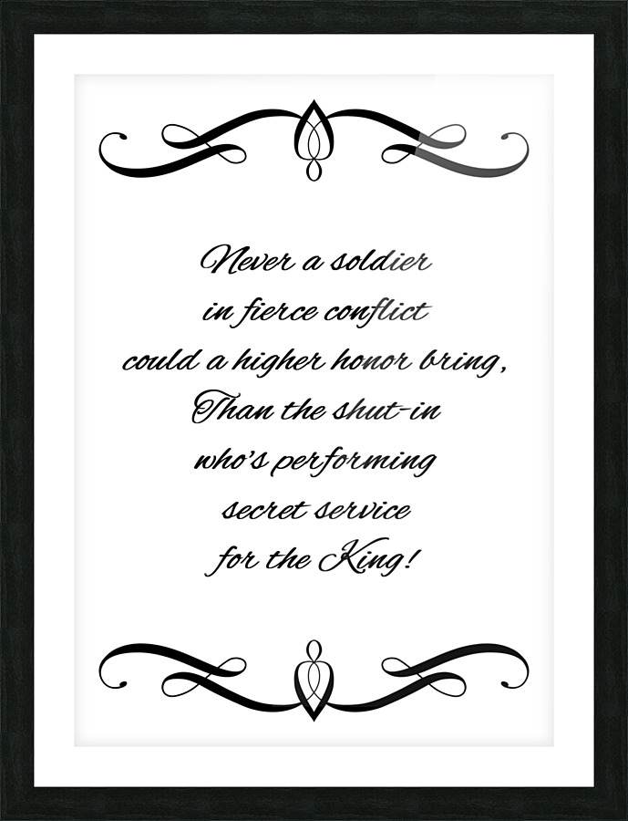 secret service Picture Frame print
