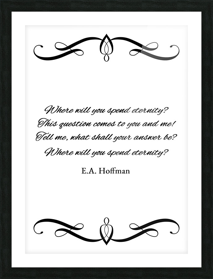 eternity Picture Frame print