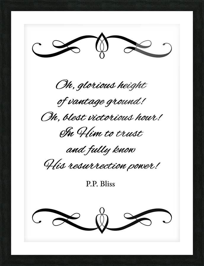 resurrection power Picture Frame print