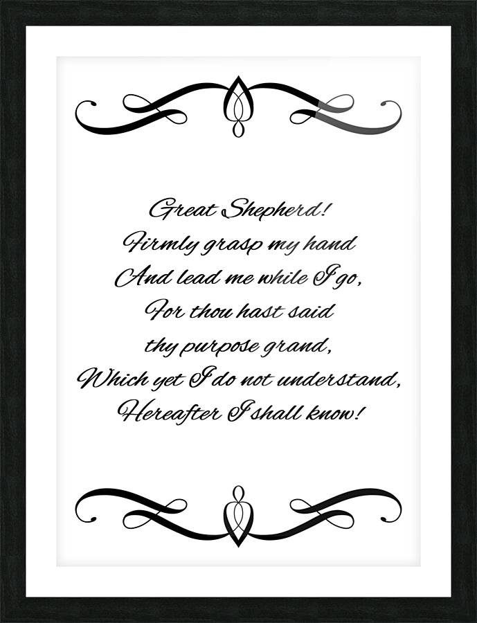 great shepherd Picture Frame print