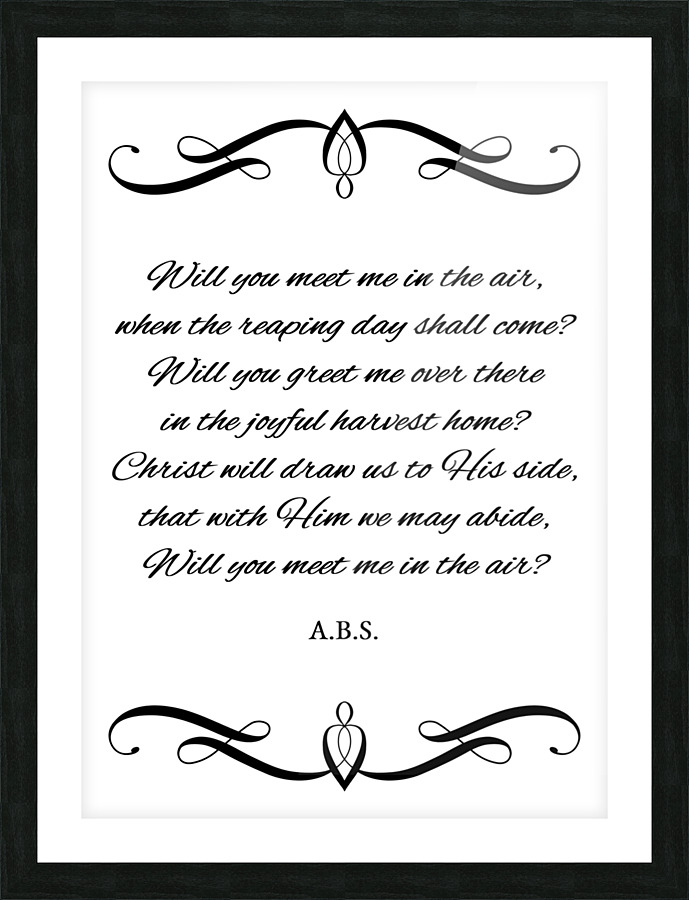 reaping day Picture Frame print