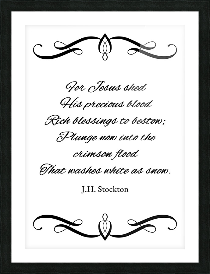 precious blood Picture Frame print