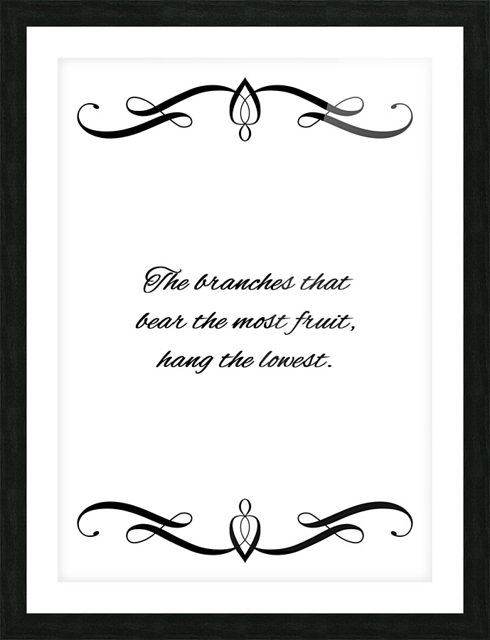 hang low Picture Frame print