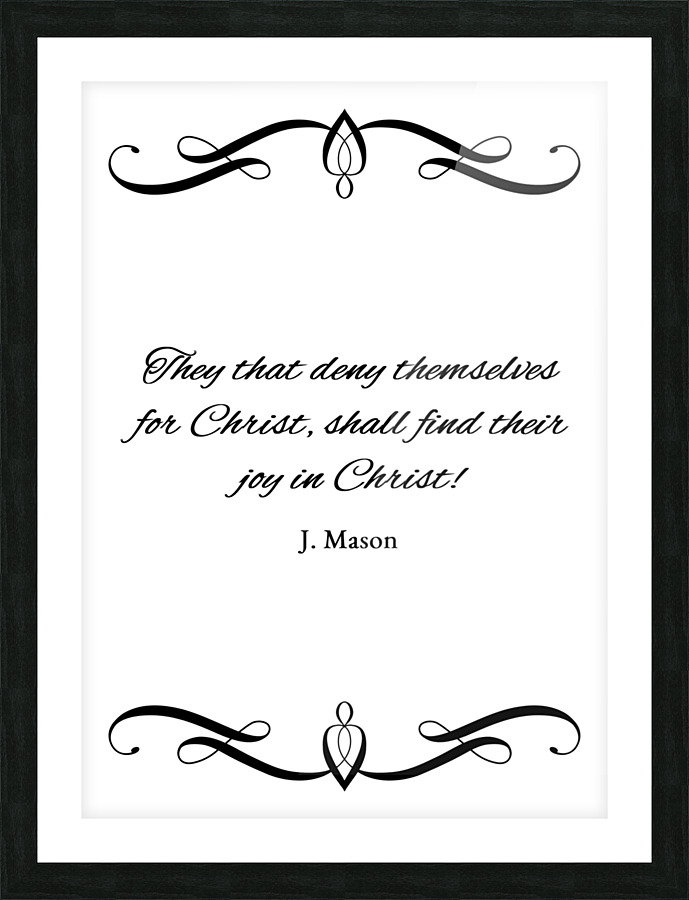 joy in Christ Picture Frame print