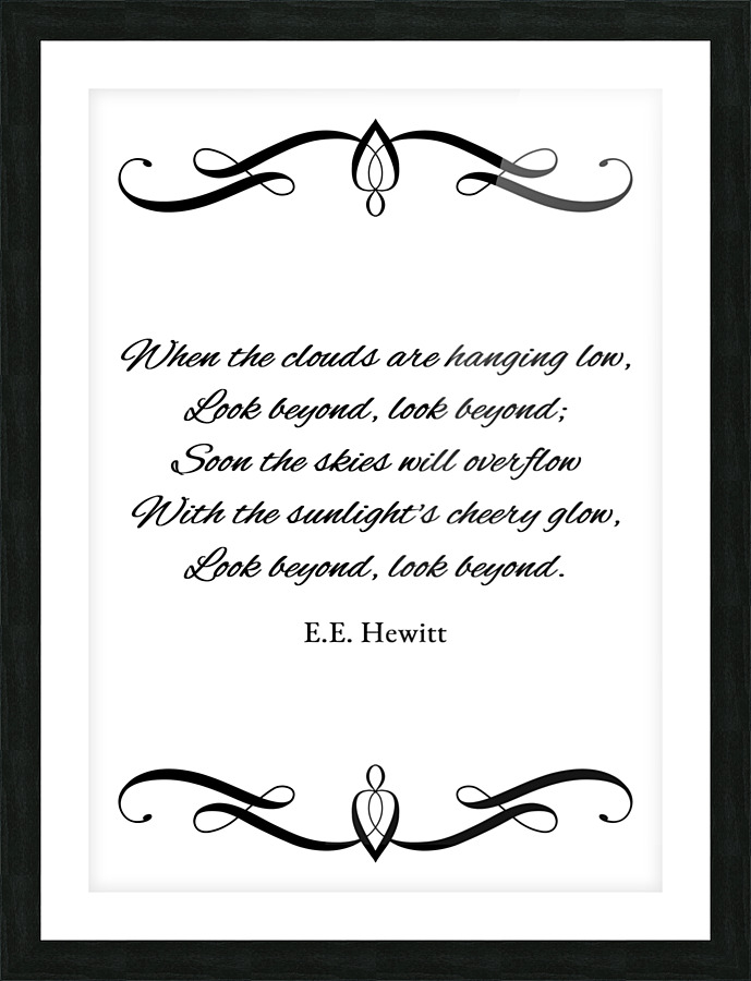 look beyond Picture Frame print