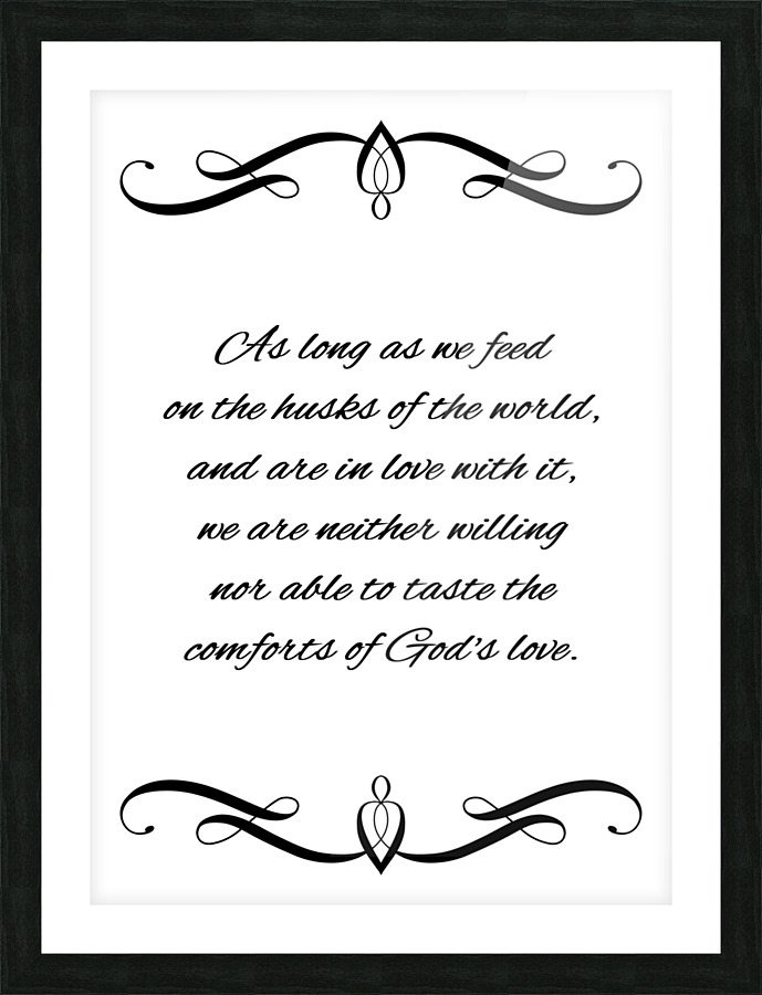 heavenly comforts Picture Frame print