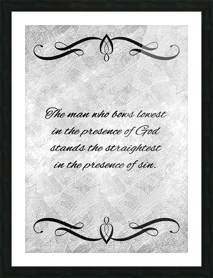 bow low silver Picture Frame print