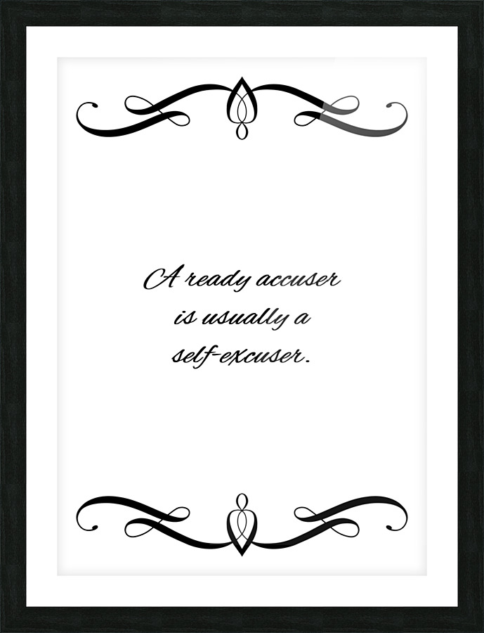 be responsible Picture Frame print