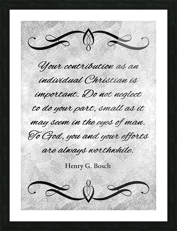 always worthwhile silver Picture Frame print