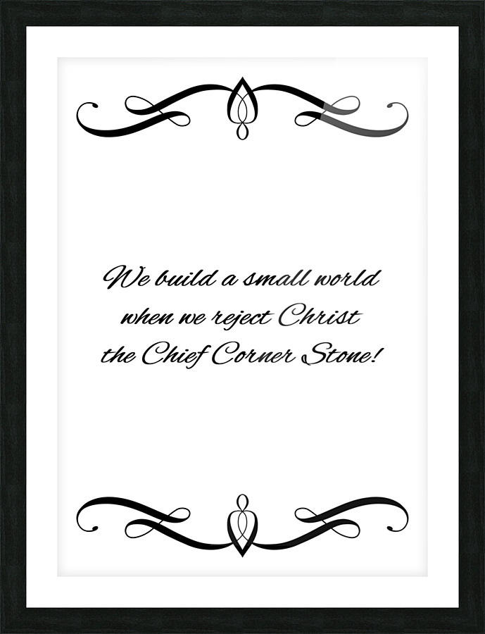 Chief Corner Stone Picture Frame print