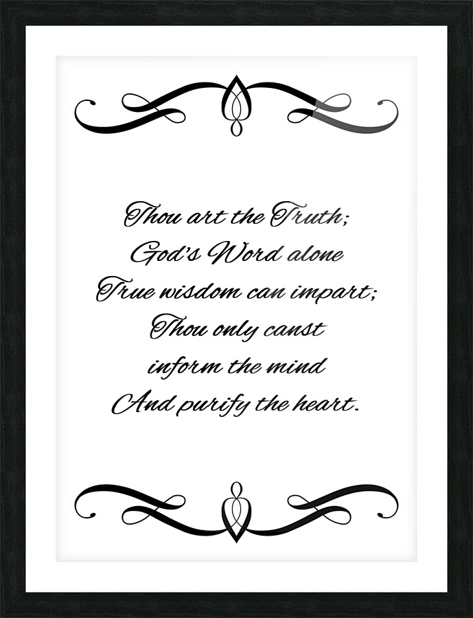 God Is Truth Picture Frame print