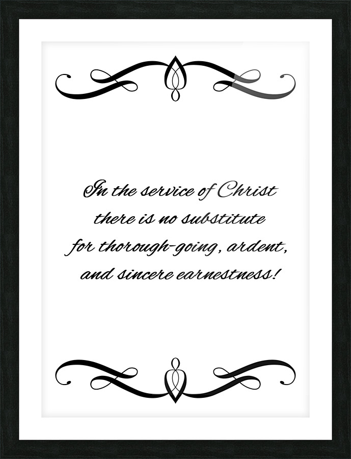 serving Christ Picture Frame print