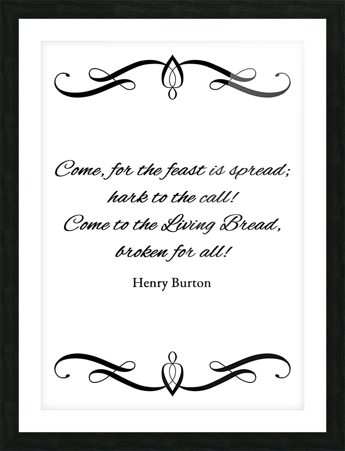 Living Bread Picture Frame print
