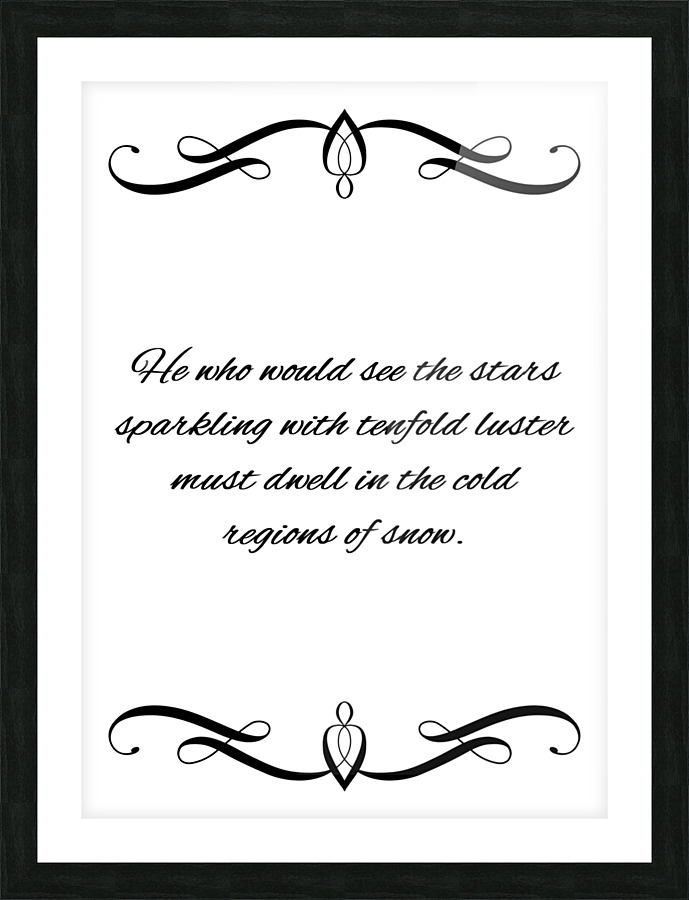 sparkling stars Picture Frame print