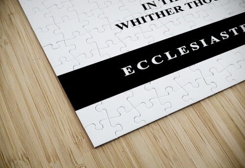 Ecclesiastes 9:10 Bible Verse Wall Art ABConcepts puzzle