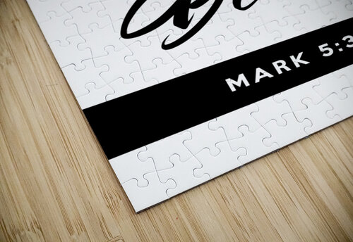 Mark 5:36b Bible Verse Wall Art ABConcepts puzzle