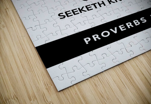 Proverbs 18 15 white ABConcepts puzzle