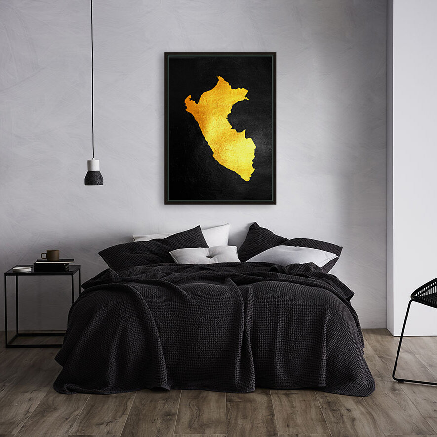 peru gold map Reproduction
