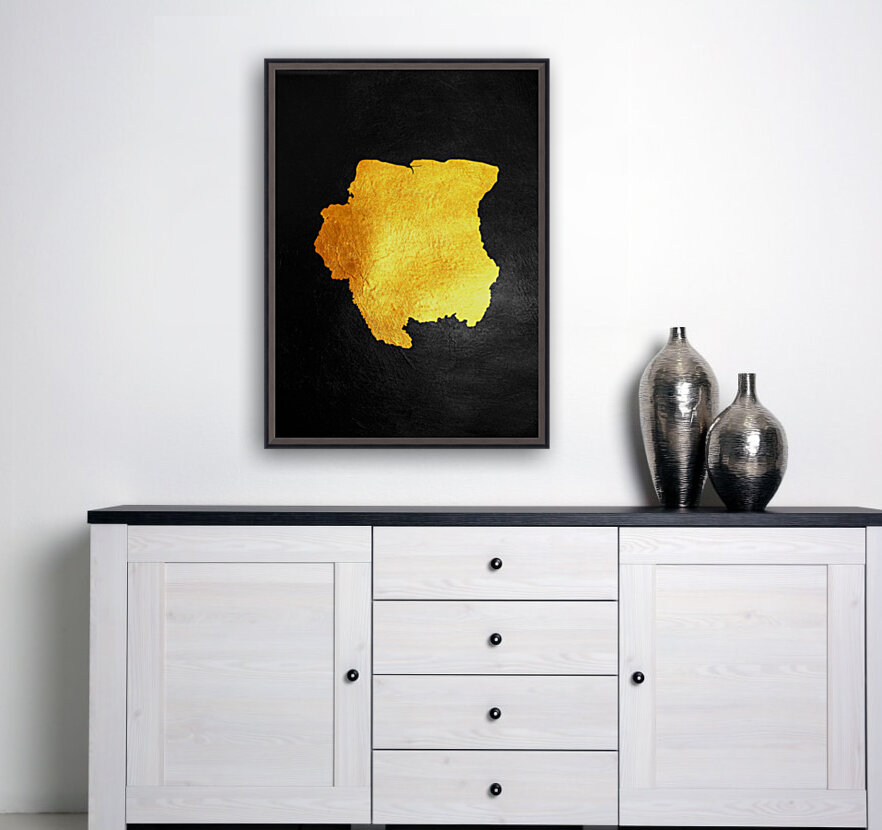 suriname gold map Reproduction