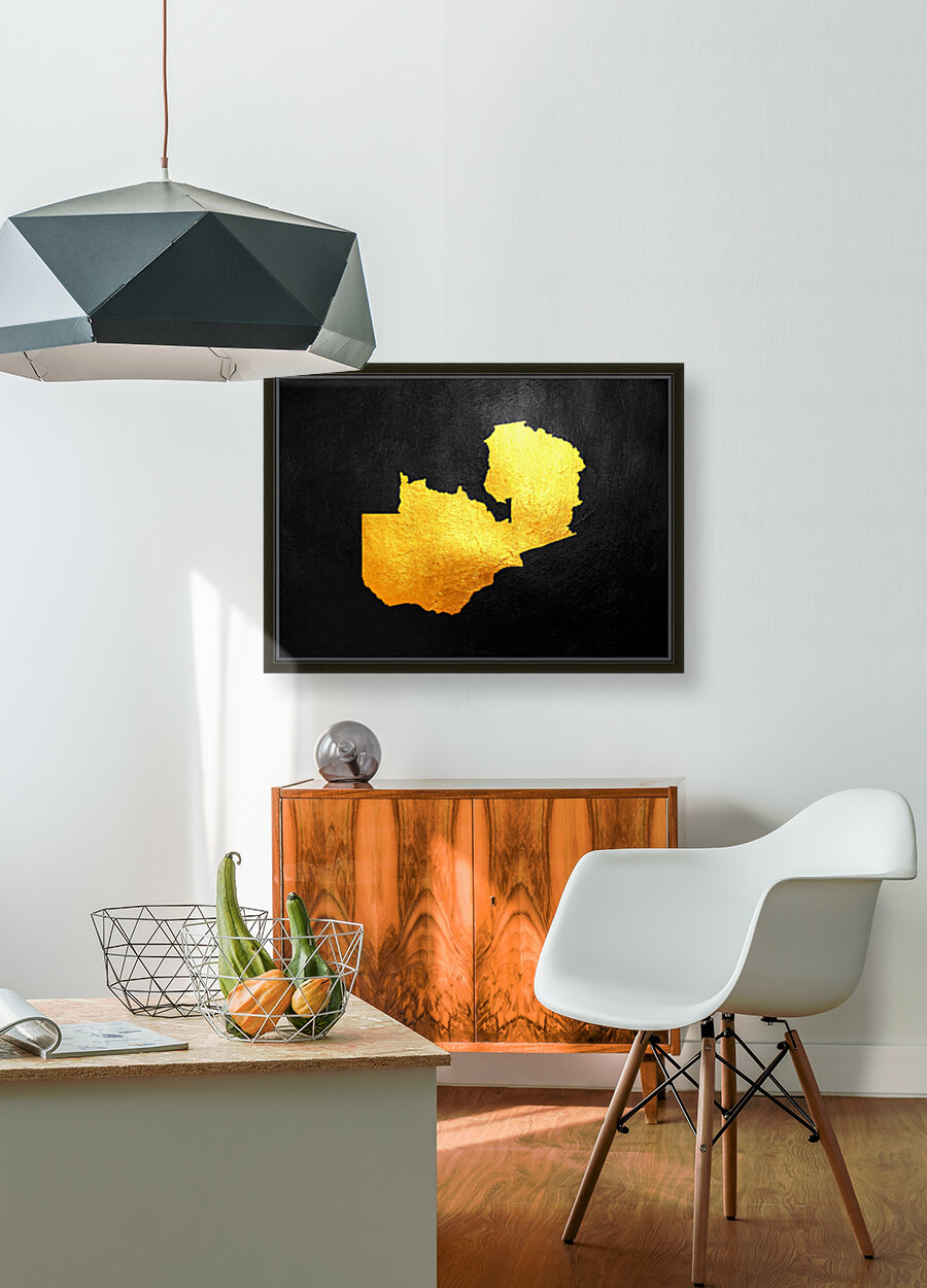 zambia gold map Reproduction