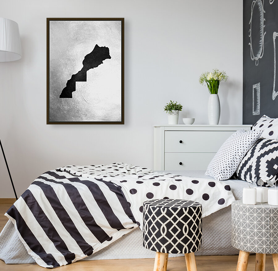morocco charcoal Reproduction