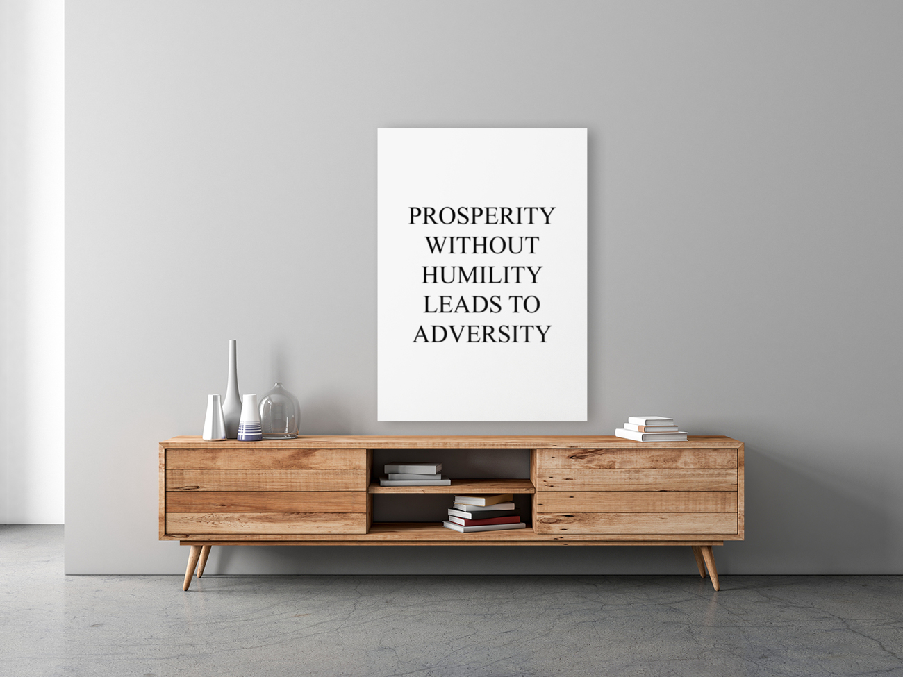 prosperity without humility white Reproduction
