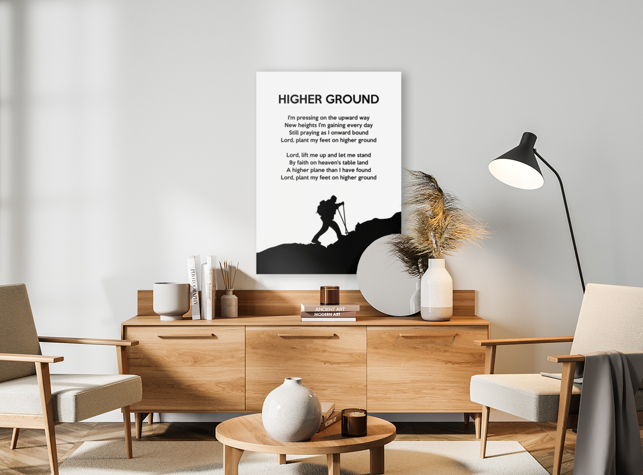higher ground white Reproduction