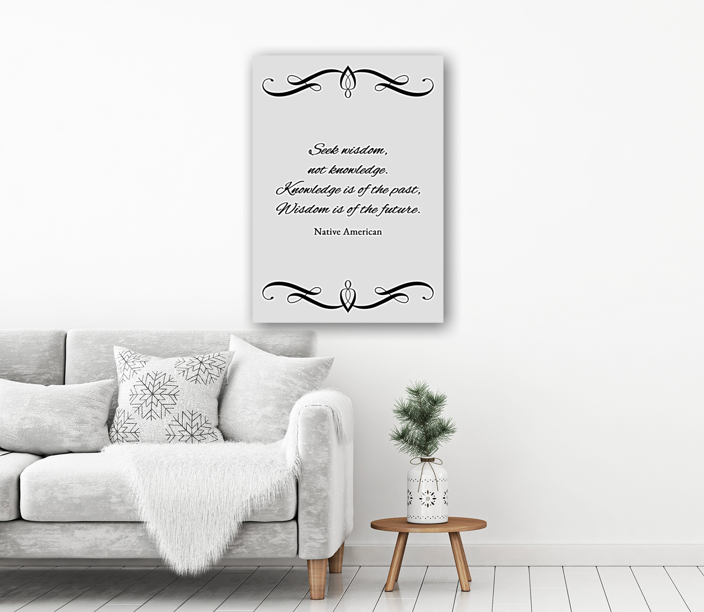 seek wisdom plain Reproduction