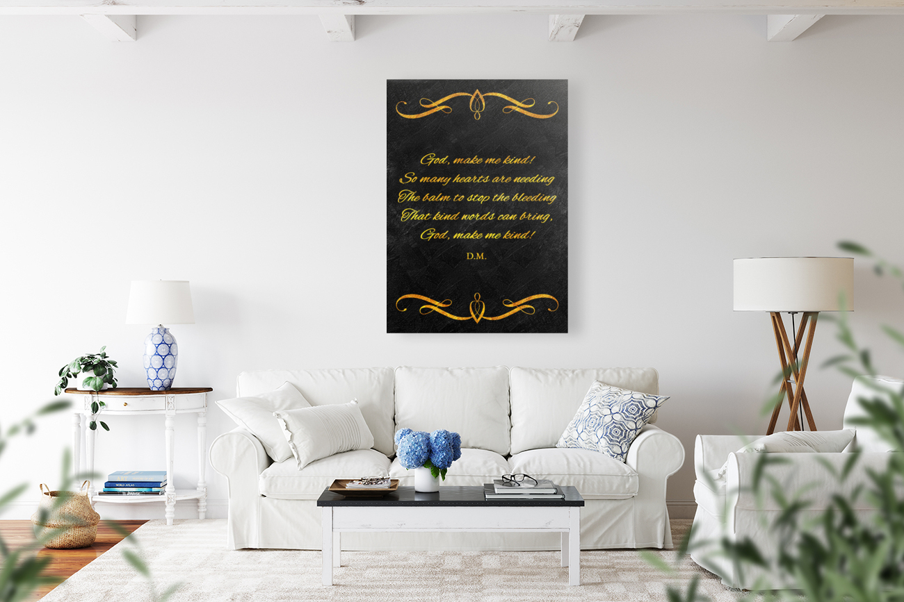 make me kind gold Reproduction